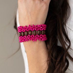 Beautiful Bali Beach Retreat - Pink Bracelet